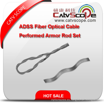 ADSS Cable de fibra óptica realizado Armor Rod Set